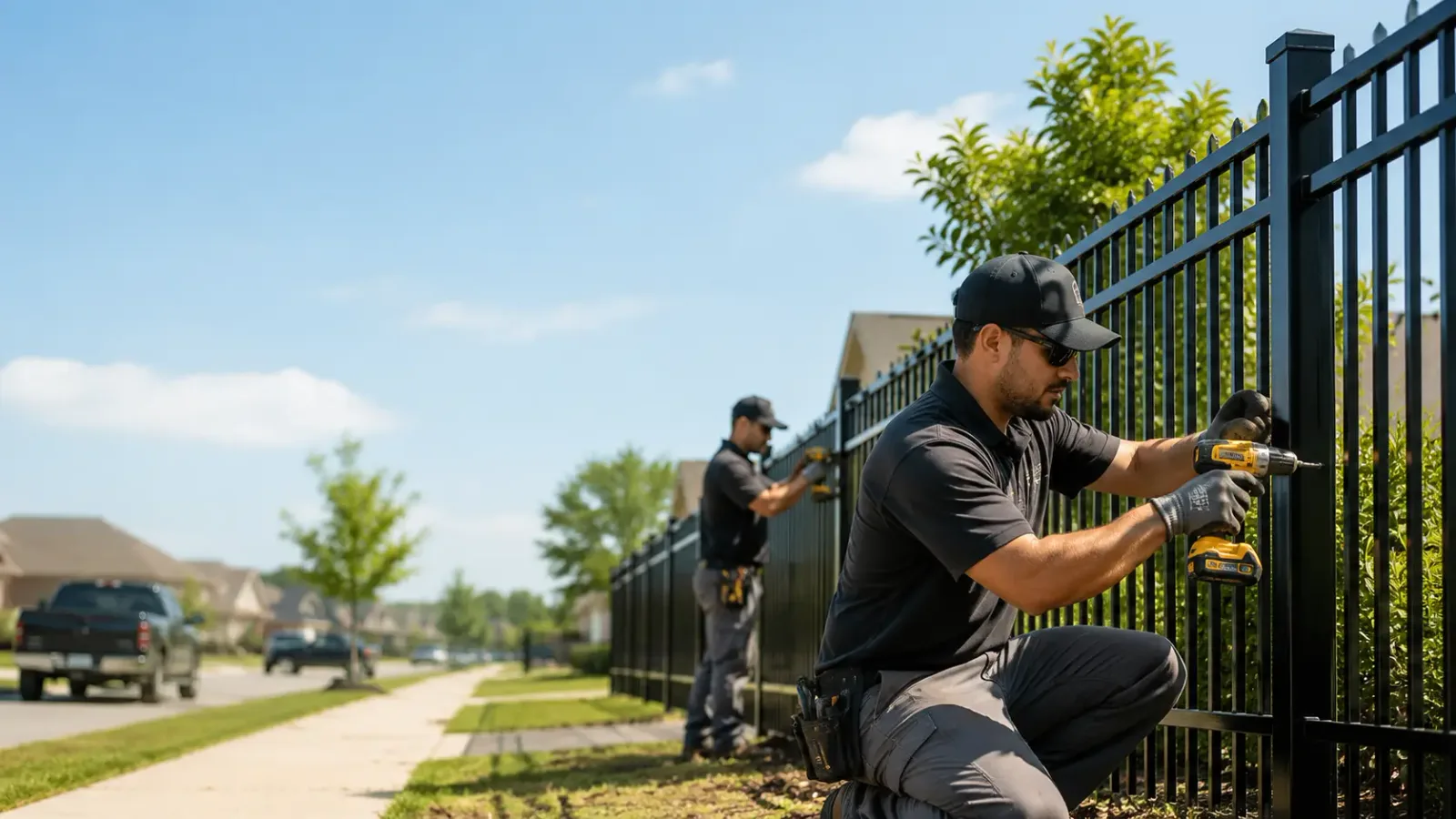 Metal Fence Installation in Hessel, MI